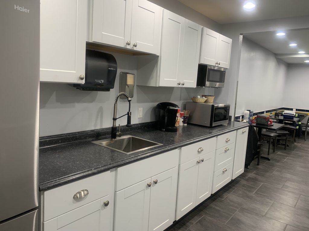 morton salt break room kitchen remodel