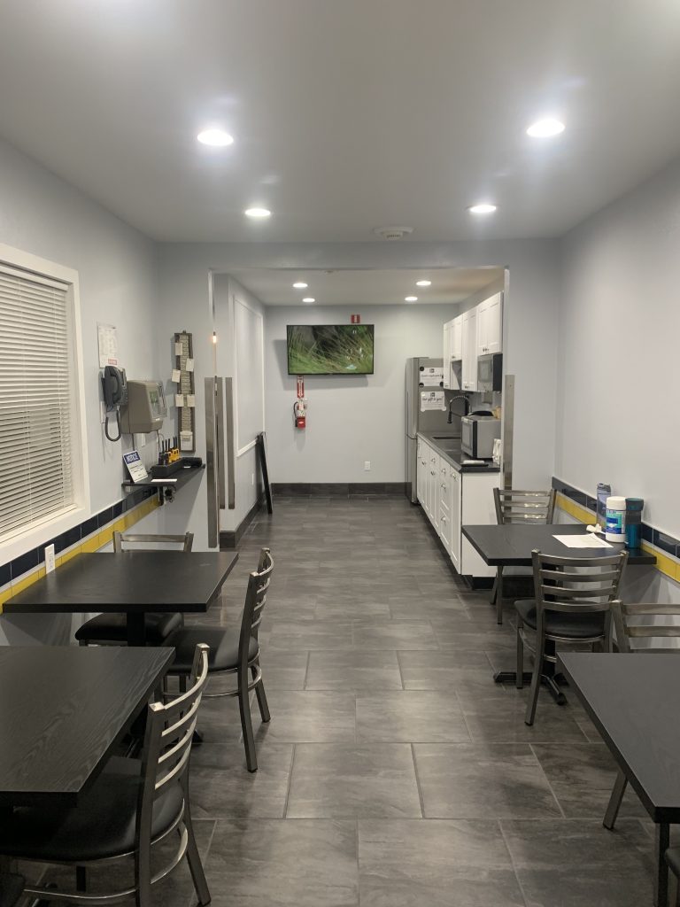 morton salt break room kitchen remodel lunch area